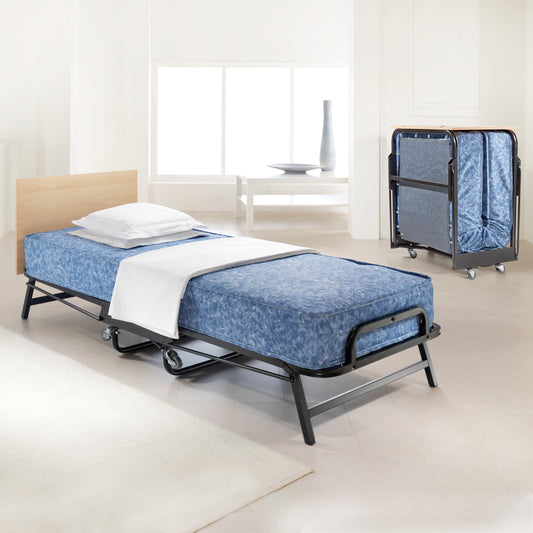 Crown Windermere Single Folding Bed with Waterproof Deep Sprung Mattress