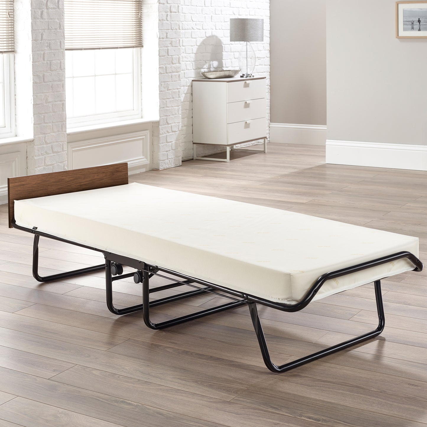 Visitor Contract Single Folding Bed with Performance e-Fibre Mattress